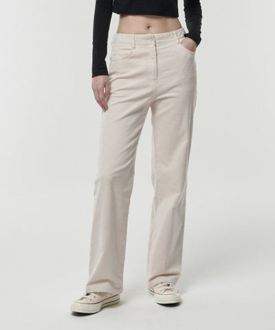 MUSINSA STANDARD WOMAN Women's Straight Corduroy Pants [Cream]
