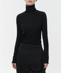 MUSINSA STANDARD WOMAN MUSINSA STANDARD WOMAN T-Shirt Slim Turtleneck Black