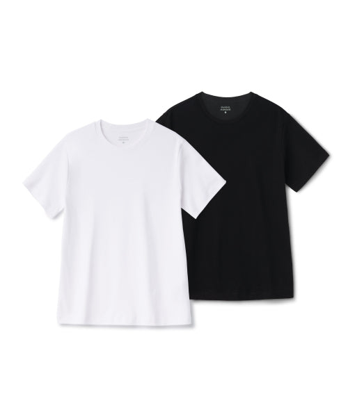 MUSINSA STANDARD WOMAN MUSINSA STANDARD WOMAN Women's Relaxed Fit Crew Neck T-Shirt 2 Pack