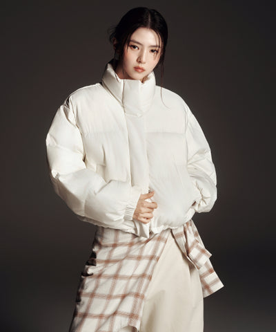 MUSINSA STANDARD WOMAN Padded Jacket Ivory