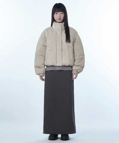 MUSINSA STANDARD WOMAN Padded Jacket Light Beige