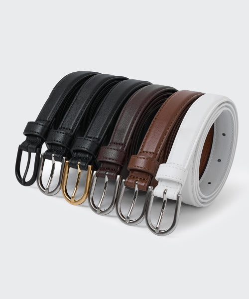 MUSINSA STANDARD WOMAN MUSINSA STANDARD WOMAN Women's Synthetic Leather Slim Belt 20mm