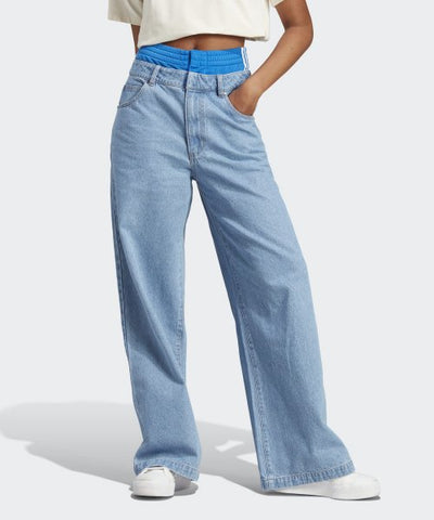 ADIDAS Boxer Denim Pants - Blue
