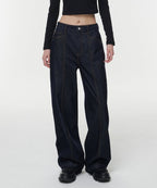 MUSINSA STANDARD WOMAN MUSINSA STANDARD WOMAN Women's Denim Pants [Deep Indigo]