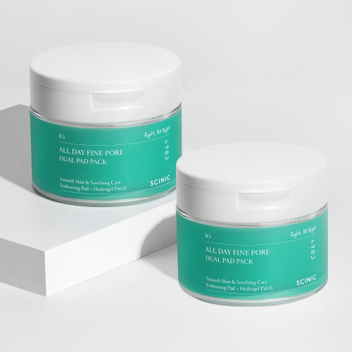 SCINIC SCINIC All Day Fine Pore Grain Adjustment Hydrogel Dual Pad Pack of 30 sheets
