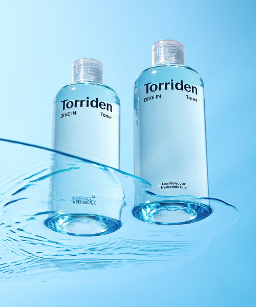 Torriden [SET] Dive-in low molecular weight hyaluronic acid toner 300ml x 2 (+Dive-in cream 20ml)