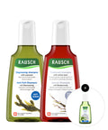 RAUSCH Seaweed Shampoo 200ml + Willow Bark Treatment Shampoo 200ml + Shampoo 40ml