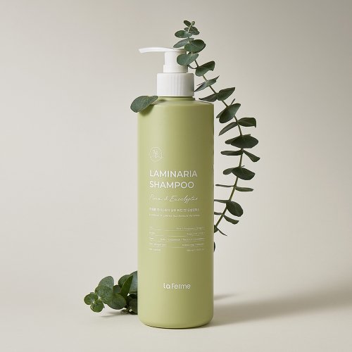 LA FERME Laminaria Shampoo Pine & Eucalyptus 500ml + 6 sachets as a free gift