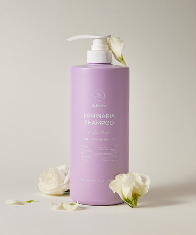 Laminaria Shampoo White Musk 1000ml (+ shampoo and conditioner sample kit provided)