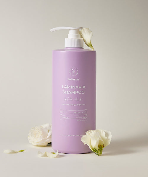 LA FERME Laminaria Conditioner White Musk 1000ml (+shampoo and conditioner sample kit provided)