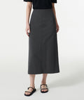 MUSINSA STANDARD WOMAN MUSINSA STANDARD WOMAN Women's Crinkle Long Skirt [Gray]