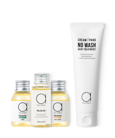 [set] Polish hair oil 30ml + no wash treatment 150ml