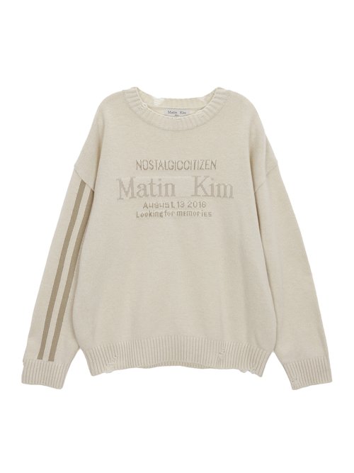MATIN KIM MATIN KIM Knit Pullover One Size