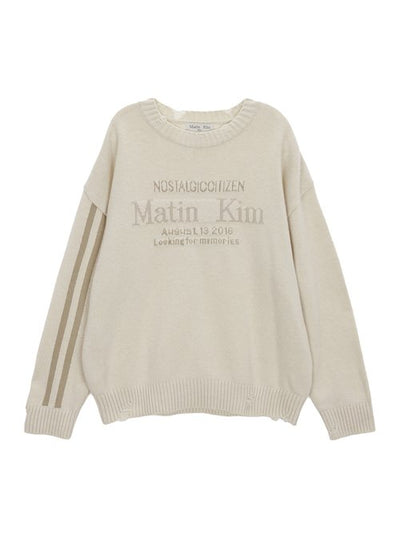MATIN KIM Knit Pullover One Size