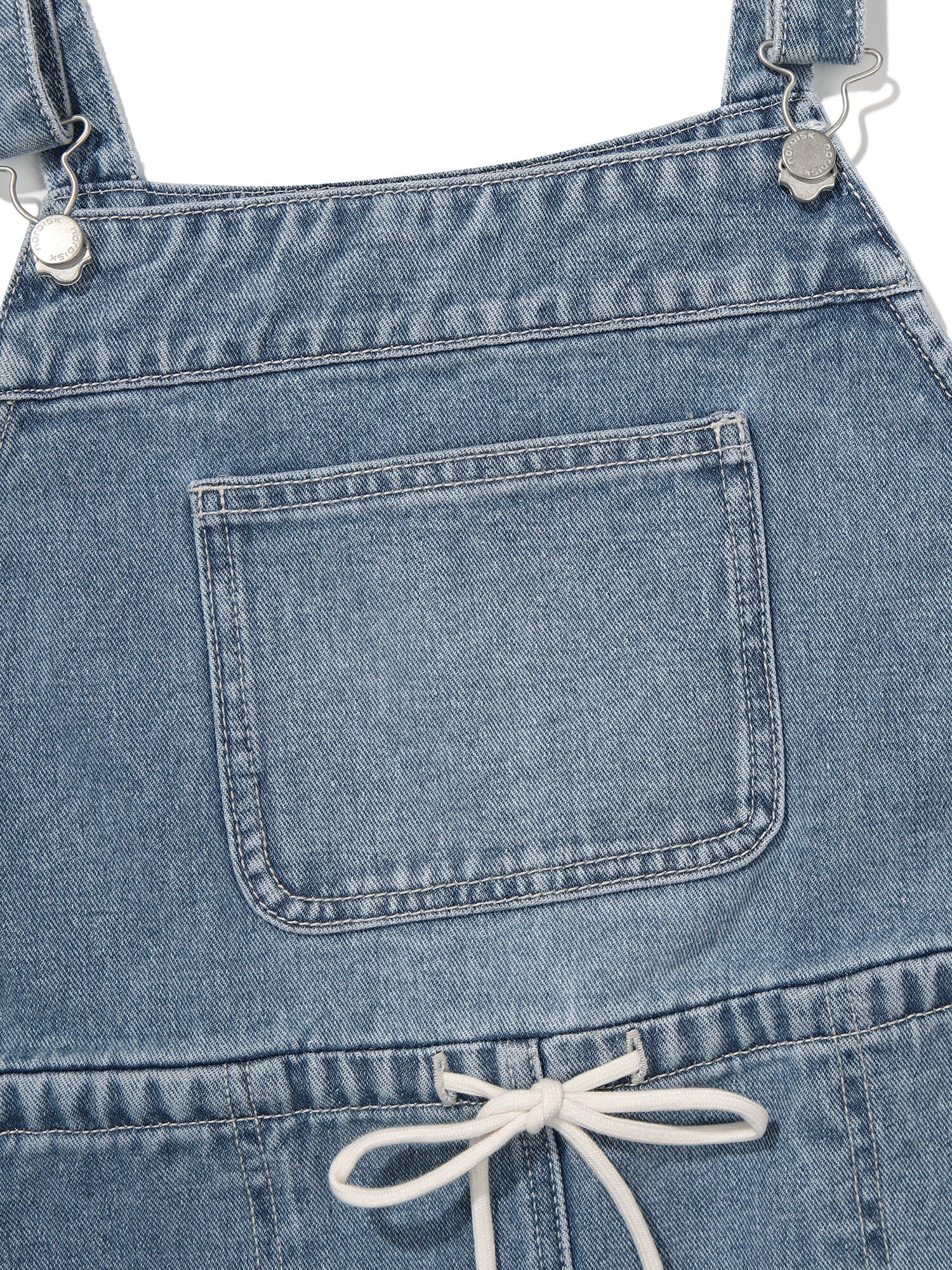 NORDISK NORDISK Denim Overall Shorts - W_Sky BLUE_OWM25333SB