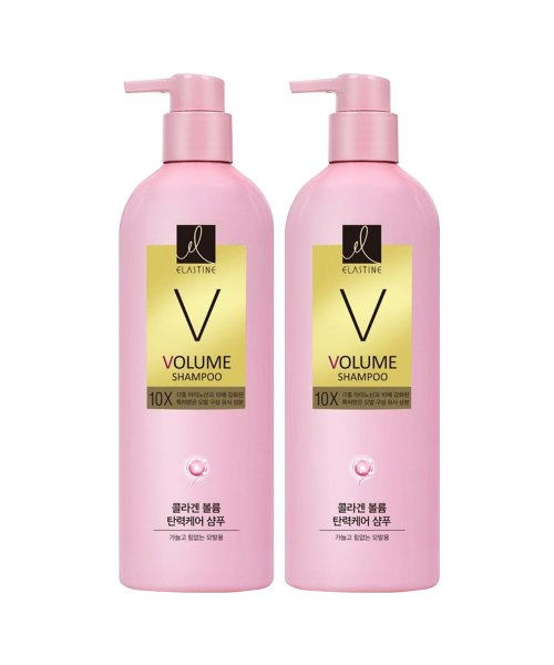 ELASTINE Volume Elasticity Care 10X Shampoo 680ml x 2