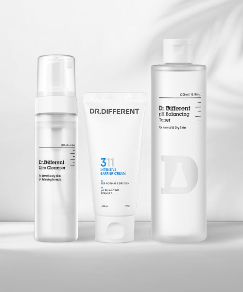 DR.DIFFERENT DR.DIFFERENT Cleansing Foam 3-Piece Set