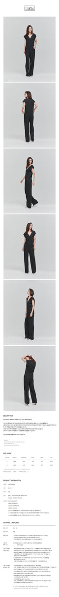 LHAS LHAS Jumpsuit Soft Wide Leg