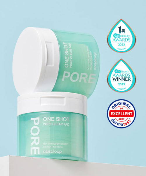 ABSOLOOP One Shot Pore Clear Pore Pads 60 sheets