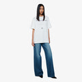 YCH HIGH-WAIST LAYERED JEANS BLUE (F24DB7081BL)