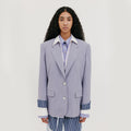 EENK Single-Breasted Blazer - Lavender