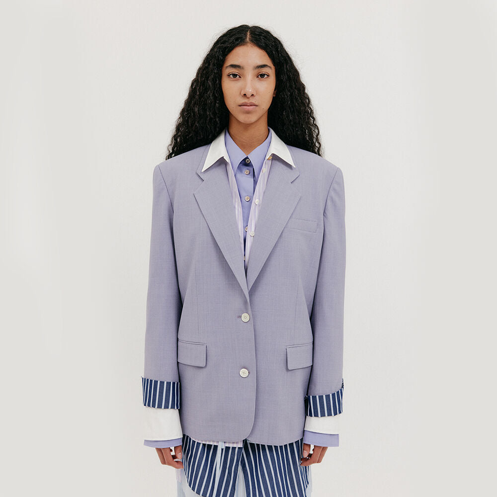 EENK Single-Breasted Blazer - Lavender