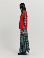 EENK KHOLIN 4-Pocket Knit Vest - Red