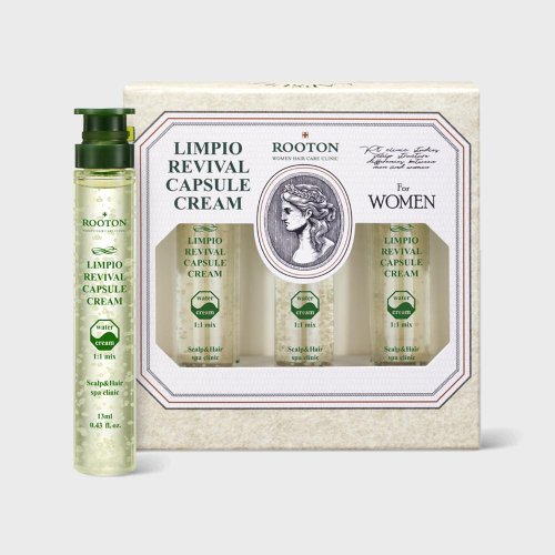 ROOTON Limpio Capsule Cream for Women’s Scalp 13ml x 6 Pieces (Scalp & Hair Special Care)