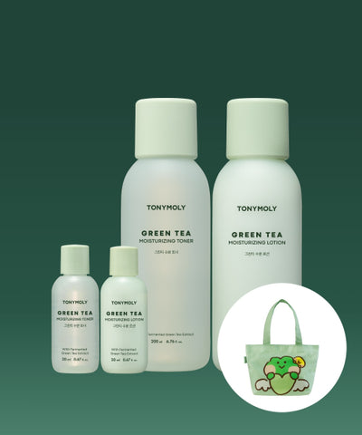 TONYMOLY Green Tea Moisture Toner & Lotion Set