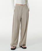 MUSINSA STANDARD WOMAN MUSINSA STANDARD WOMAN Women's Cooling Deep Tuck Wide Banding Pants Greyish Beige