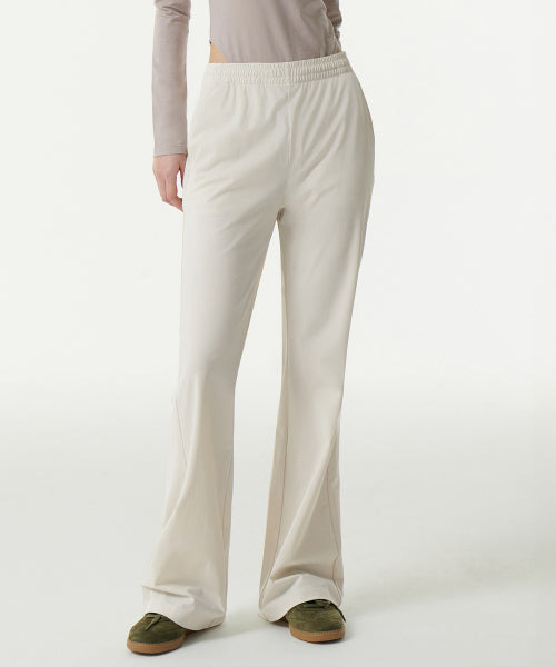 MUSINSA STANDARD WOMAN MUSINSA STANDARD WOMAN Women's Cooling Boot Cut Banding Pants [Cream]