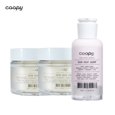 Glow Keep Water Glow Serum 50ml + Glow Keep Water Glow Pad 120ml/50 sheets (2 pieces)
