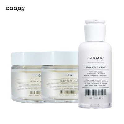 Glow Keep Water Glow Cream 50ml + Glow Keep Water Glow Pad 120ml/50 sheets (2 units)