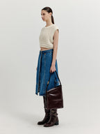 EENK EENK XIKI Crop Knit Vest - Cream