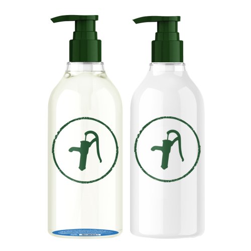 MUCOTA Green Pump Moisture Shampoo + Moisture Treatment