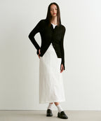MUSINSA STANDARD WOMAN MUSINSA STANDARD WOMAN Women's Crinkle Long Skirt [White]