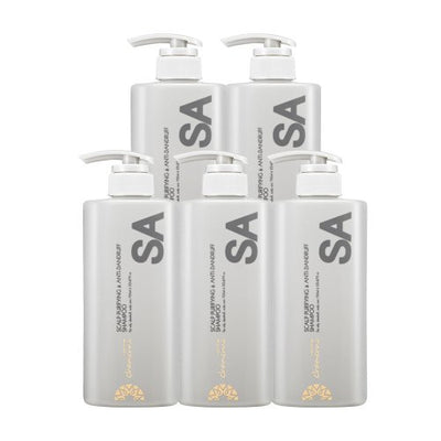 Charmenne SA Shampoo 700mlx5 (refreshes oily dandruff scalp)