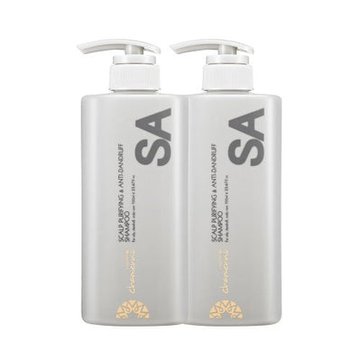 Charmenne SA Shampoo 700mlx2 (Oily Dandruff Scalp Refreshing)