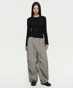 MUSINSA STANDARD WOMAN MUSINSA STANDARD WOMAN Women's Pants Light Gray