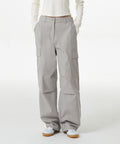 MUSINSA STANDARD WOMAN MUSINSA STANDARD WOMAN Women's Wide Cargo Pants (Light Gray)