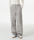 MUSINSA STANDARD WOMAN MUSINSA STANDARD WOMAN Women's Wide Cargo Pants (Light Gray)