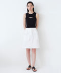 MUSINSA STANDARD WOMAN MUSINSA STANDARD WOMAN Cargo Knee Length Skirt (White)