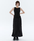 MUSINSA STANDARD WOMAN MUSINSA STANDARD WOMAN Nylon Parachute Skirt [Black]