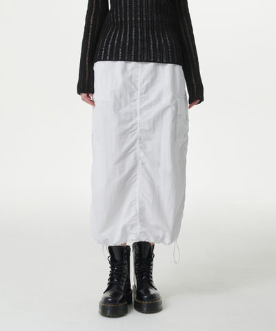 MUSINSA STANDARD WOMAN Nylon Parachute Skirt White