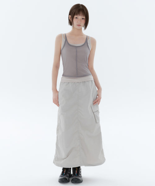 MUSINSA STANDARD WOMAN MUSINSA STANDARD WOMAN Skirt Ash Gray