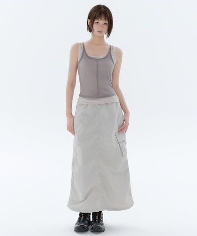 MUSINSA STANDARD WOMAN Skirt Ash Gray