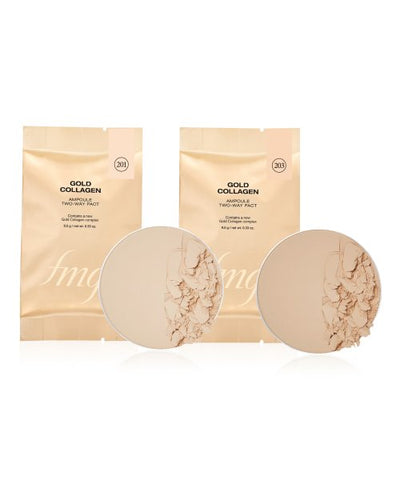 THE FACE SHOP Gold Collagen Ampoule Two Way Pact Refill 9.5g