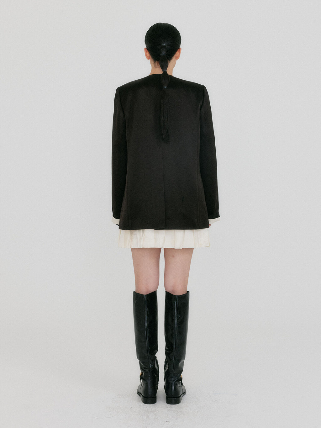 EENK ZUIEL Wide Lapel Jacket - Black