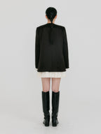 EENK ZUIEL Wide Lapel Jacket - Black