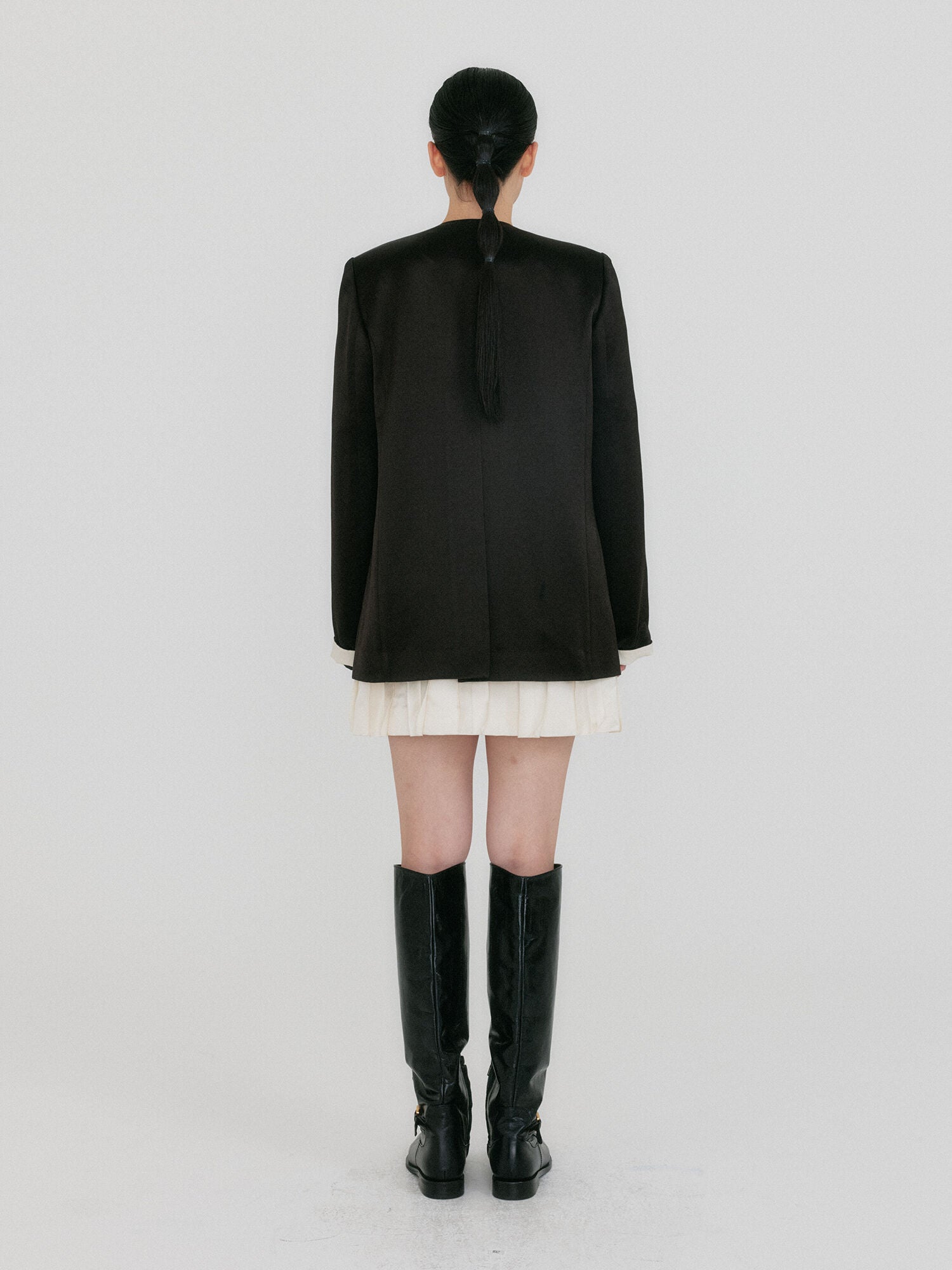 EENK ZUIEL Wide Lapel Jacket - Black